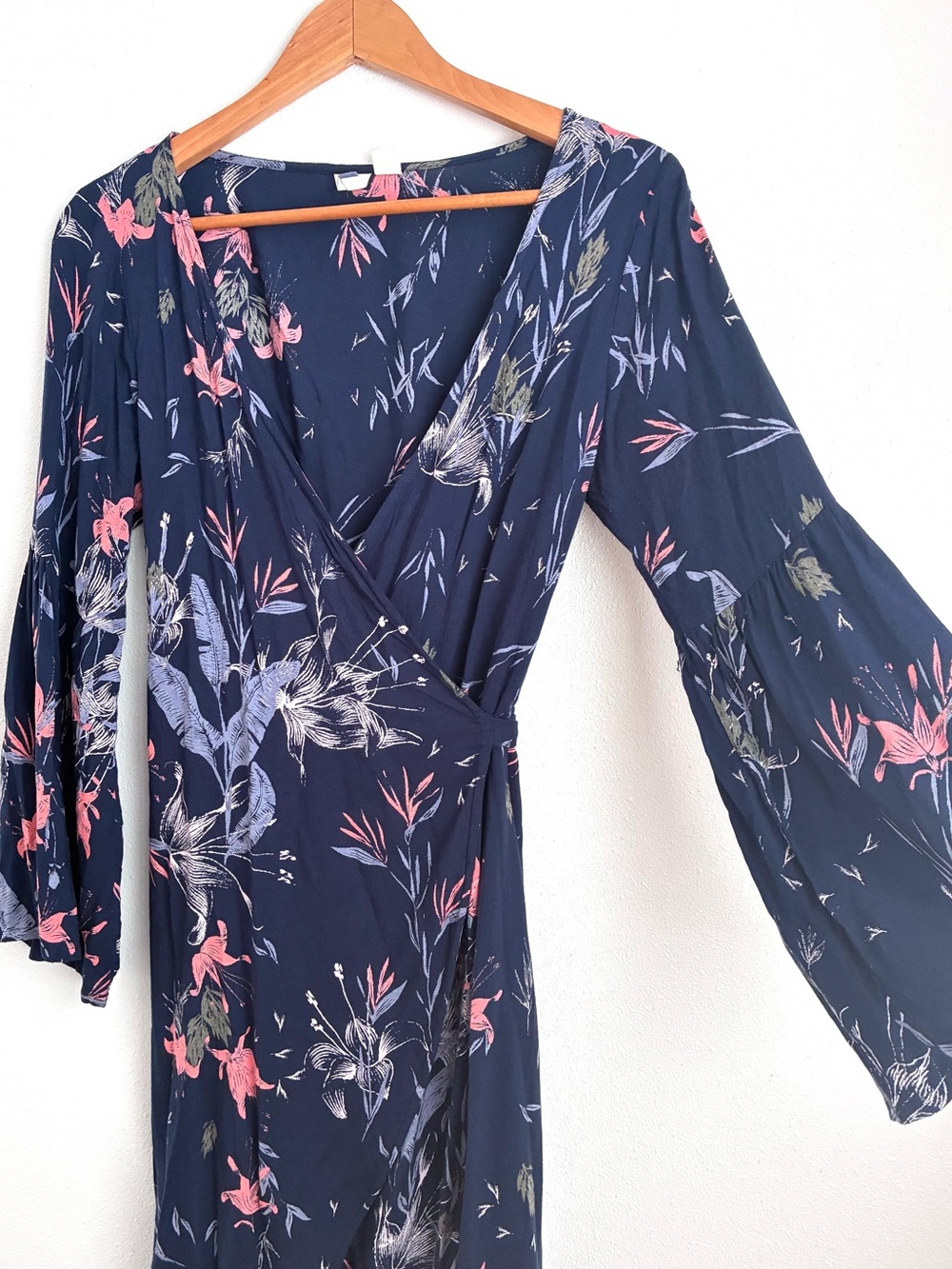 Roxy Floral Wrap Dress (M)